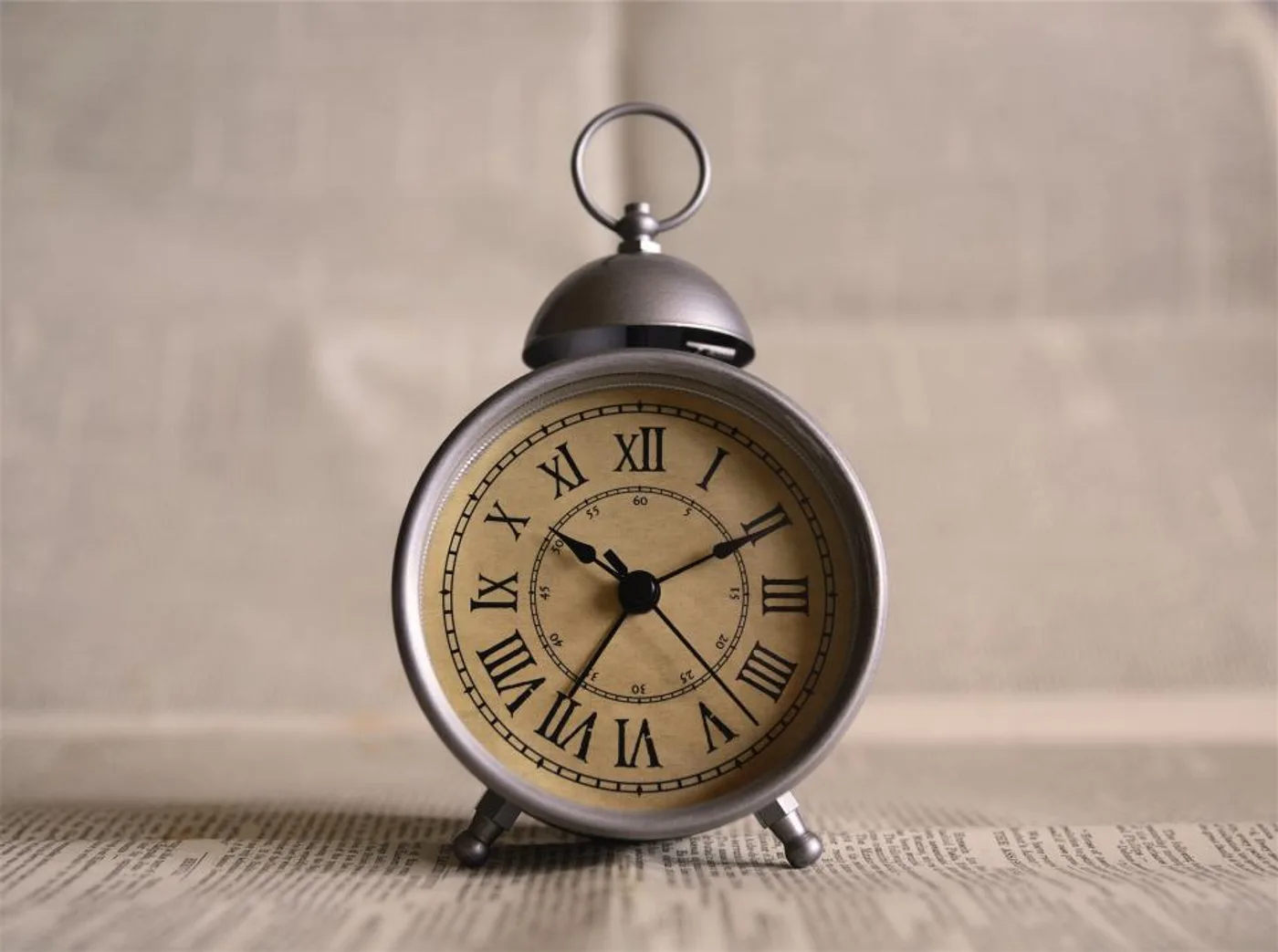 Samay Brass Table Clock